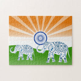 Puzzle Elefante indio