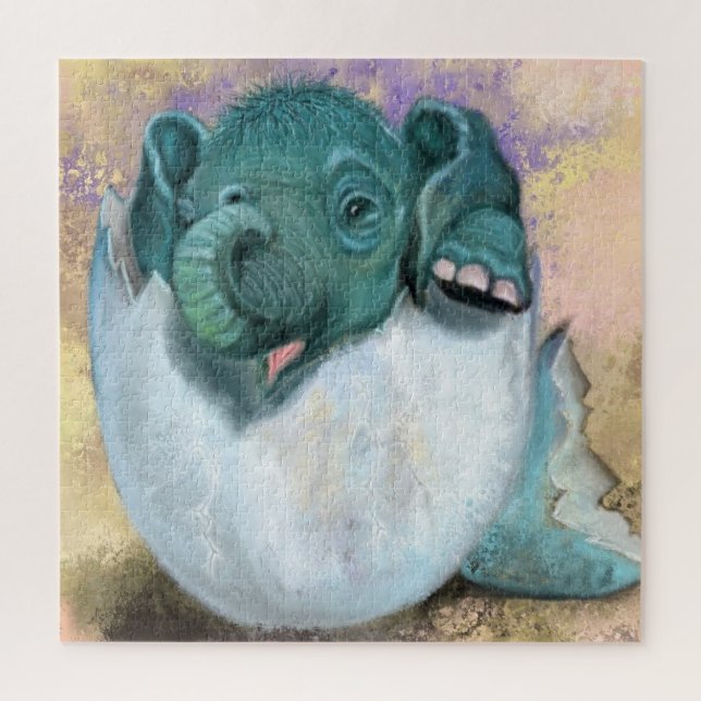 Puzzle Elefante Infantil Hatching From Egg - Surprice (Vertical)