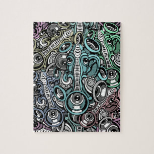 Puzzle elefante musical