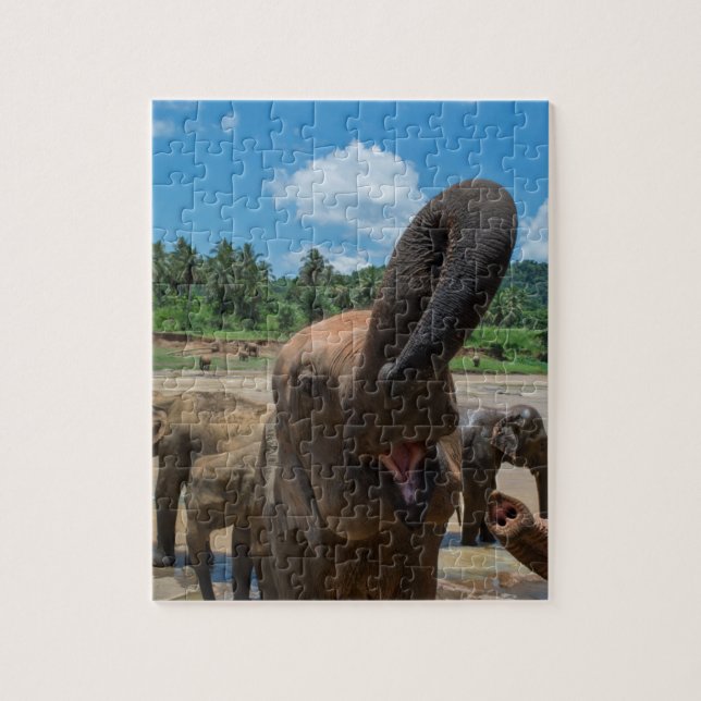 Puzzle Elefante Sri Lanka (Vertical)