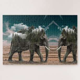 Puzzle Elefantes