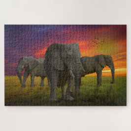 Puzzle Elefantes