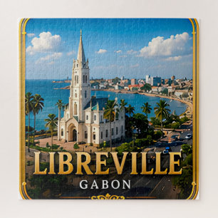 Puzzle Elegancia Costera de Libreville y Patrimonio Gabon