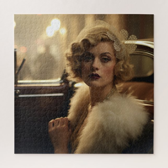 Puzzle Elegancia de la Edad de Jazz: el glamour del deste (Vertical)