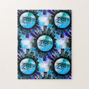 Puzzle Elegancia mística en estilo urbano contemporáneo