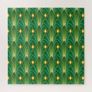 Puzzle Elegancia oriental: tapiz Art Deco