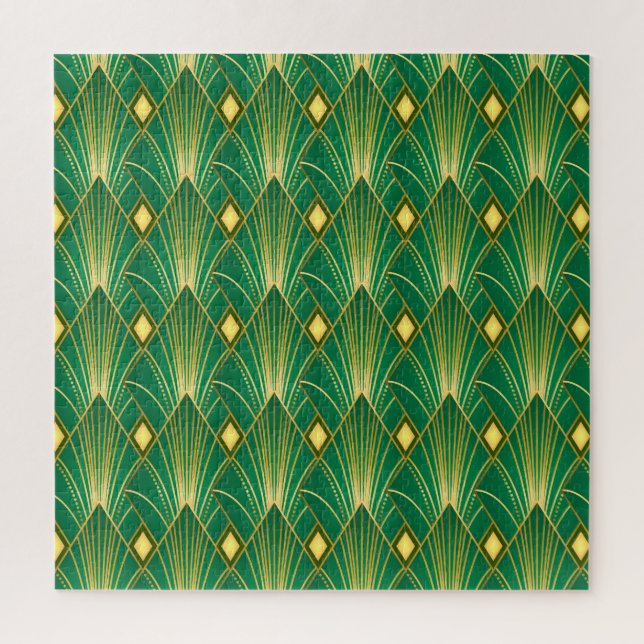 Puzzle Elegancia oriental: tapiz Art Deco (Vertical)
