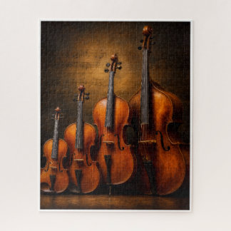 Puzzle Elegancia Orquestal: La Familia del Violín en el E