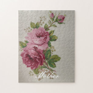 Puzzle Elegancia rosa rosa