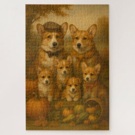 Puzzle Elegante Día de Acción de Gracias de la Familia Co