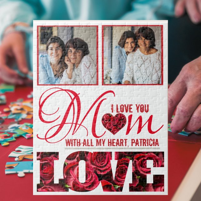 Puzzle Elegante Día de la Madre de fotografía de tipograf (Subido por el creador)