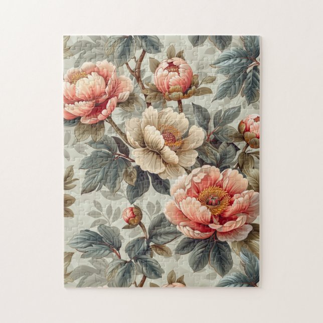 Puzzle Elegante floral vintage (Vertical)