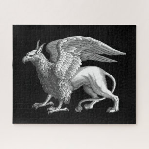 Puzzle Elegante Gris plateado / Grifo Gris Legendario bes