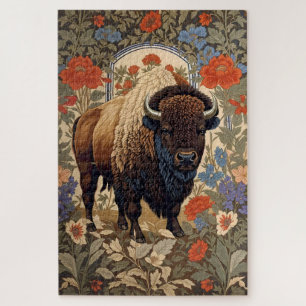 Puzzle Elegante inspirado por Bison William Morris