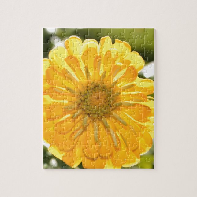 Puzzle Elegante margarita floral amarilla (Vertical)