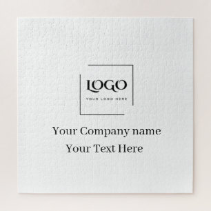 Puzzle Elegante plantilla personalizada de tu logotipo