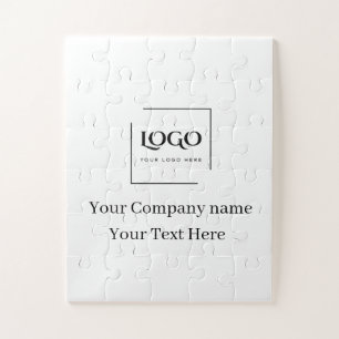 Puzzle Elegante plantilla personalizada de tu logotipo