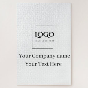 Puzzle Elegante plantilla personalizada de tu logotipo
