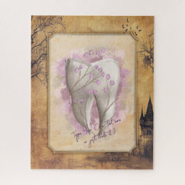 Puzzle Elegante regalo odontológico antiguo de moda
