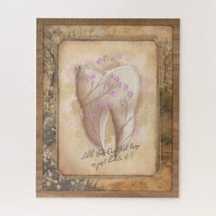 Puzzle Elegante regalo odontológico antiguo de moda