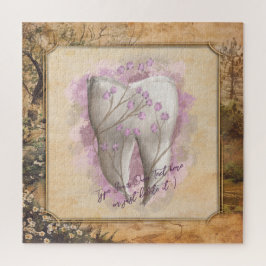 Puzzle Elegante regalo odontológico antiguo de moda
