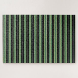 Puzzle Elegante Sabor de Oliva Vintage Verde Negro 3D Str