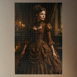 Puzzle Elegante victoriana Steampunk en Brown