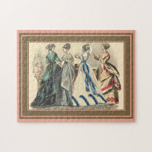 Puzzle Elegantes damas victorianas