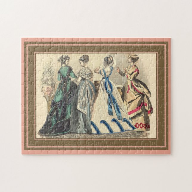 Puzzle Elegantes damas victorianas (Horizontal)