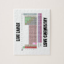 Elementos de tabla periódica grandes vivos de la