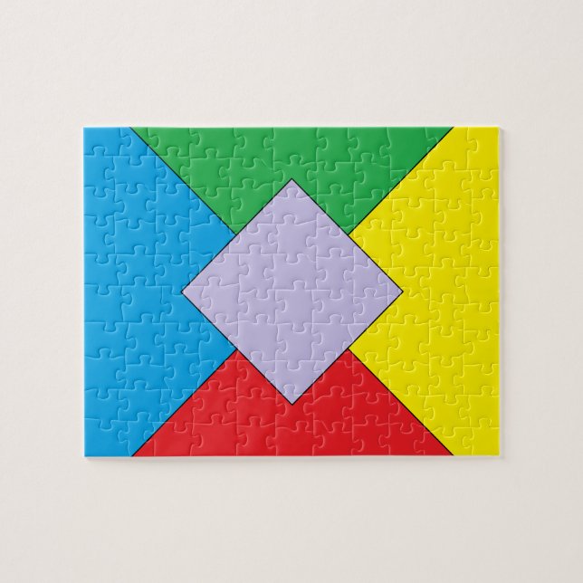 Puzzle Elementos geométricos (Horizontal)