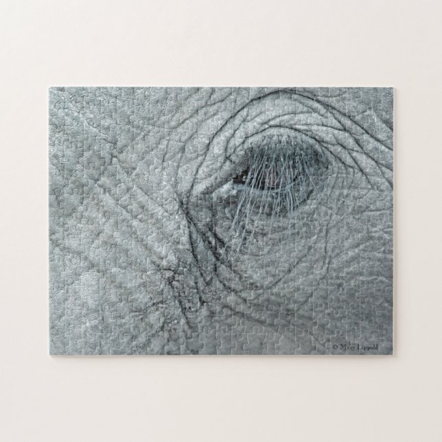 Puzzle Elephant Eye (Horizontal)