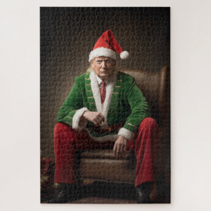 Puzzle Elf Donald Trump, navidad