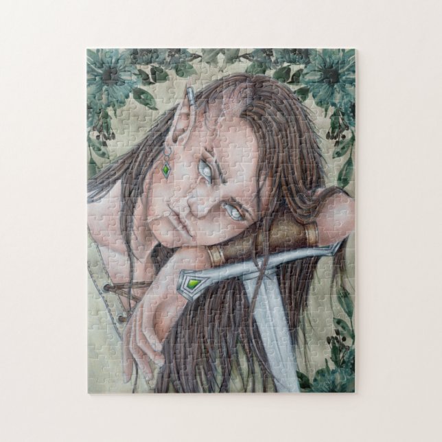 Puzzle Elf Woodland, Elven Warrior (Vertical)