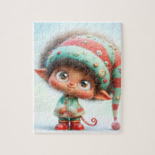 Puzzle Elfo Encantado Magia de Navidad del Polo Norte
