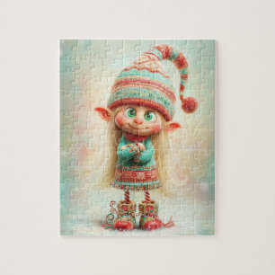 Puzzle Elfo Encantado Magia de Navidad del Polo Norte