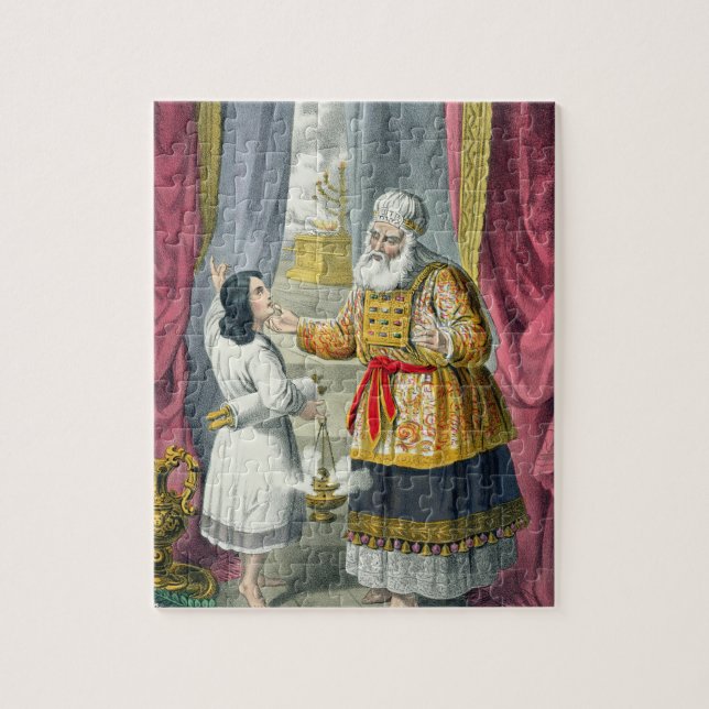 Puzzle Eli que pregunta a Samuel con respecto a Vision, (Vertical)