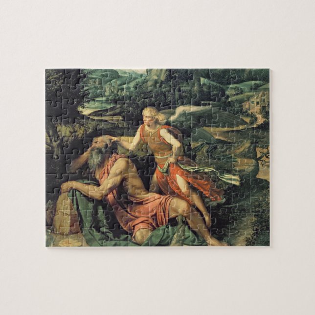 Puzzle Elías visitó por un ángel, c.1534 (Horizontal)