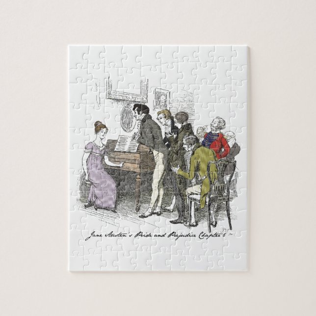 Puzzle Elizabeth Performs - Jane Austen Pride & Prejudice (Vertical)