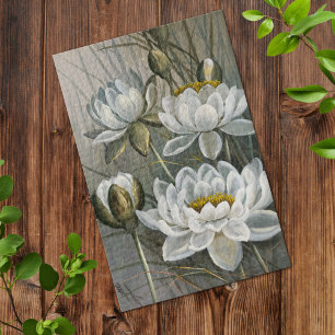 Puzzle Ellis Rowan White Water Lily Vintage Flowers