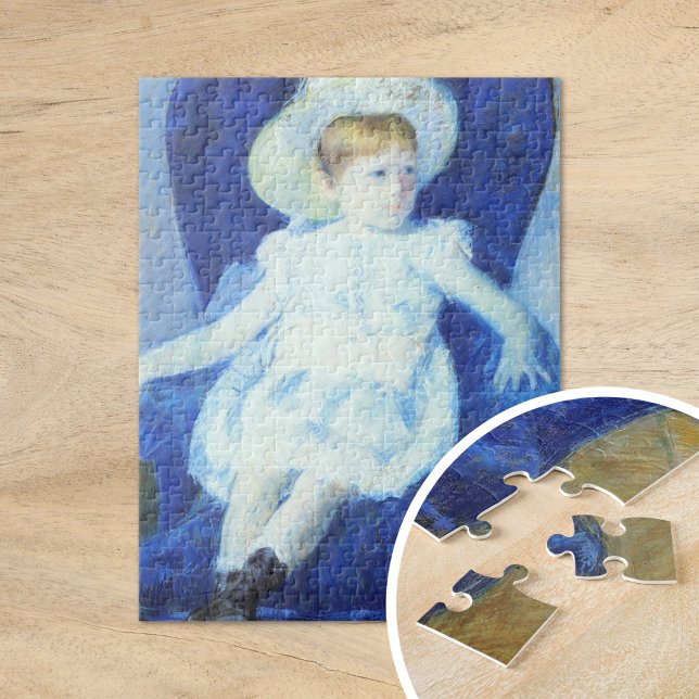 Puzzle Elsie en una silla azul | Mary Cassatt (Subido por el creador)