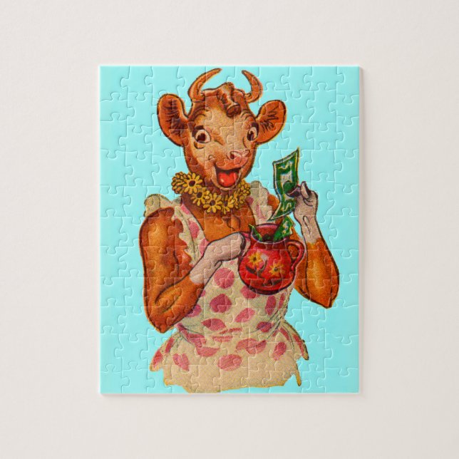 Puzzle Elsie the Cow, dinero manager (Vertical)