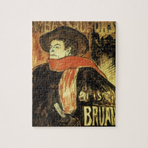 Puzzle Embajadores, Aristide Bruant por Toulouse Lautrec