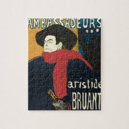 Puzzle Embajadores, Artistide Bruant por Toulouse Lautrec