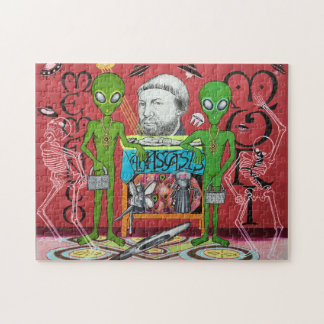 Puzzle Embajadores extranjeros (Homenaje a Hans Holbein)