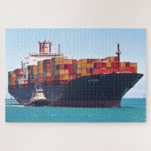 Puzzle Embalaje y remolque de contenedores de Messina