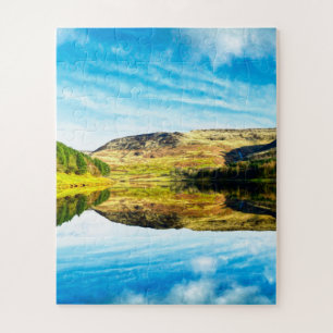 Puzzle Embalse Dovestone en invierno
