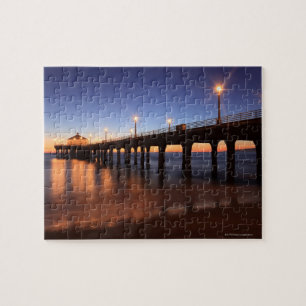Puzzle Embarcadero en la puesta del sol, California de