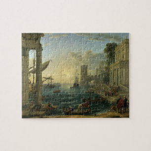 Puzzle Embarque de la Reina de Saba - Claude Lorrain