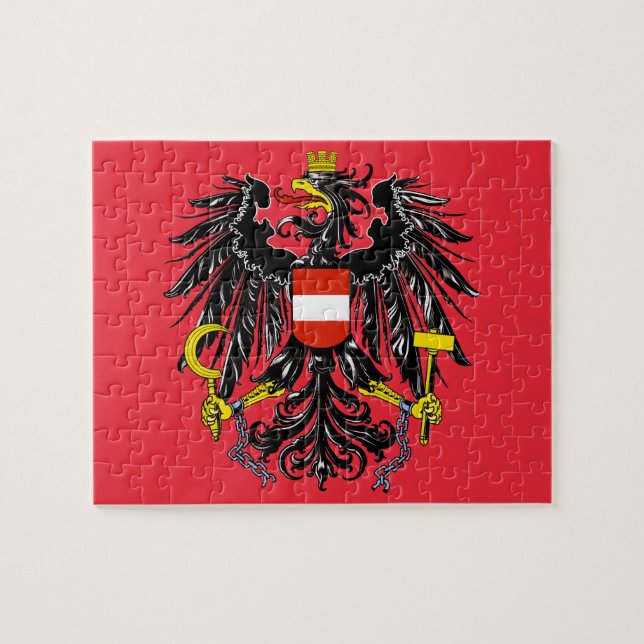Puzzle emblema de austria (Horizontal)